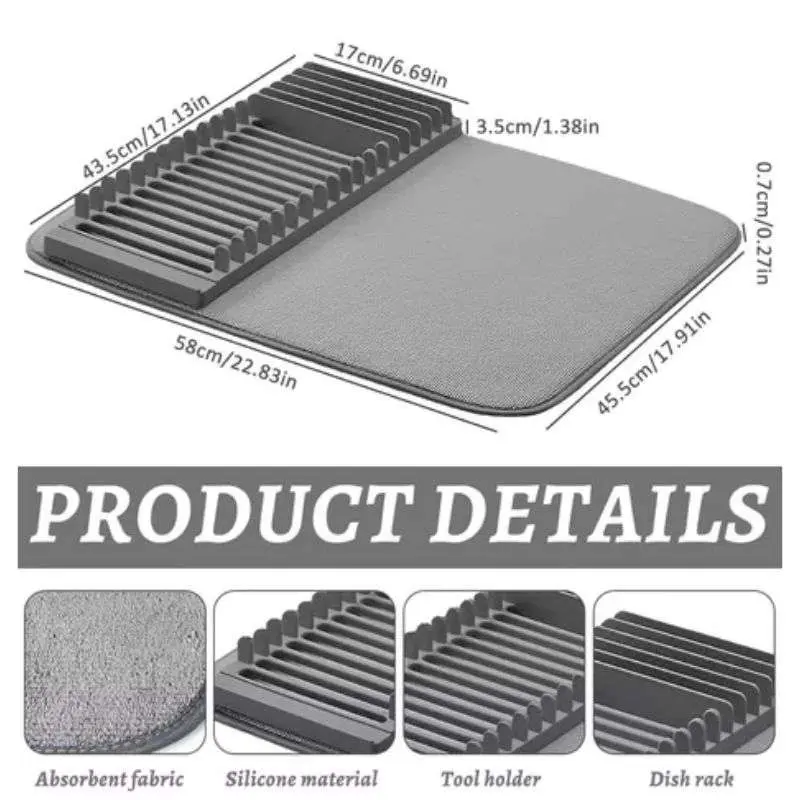 ESCURRIDOR DE PLATOS SILICONA          